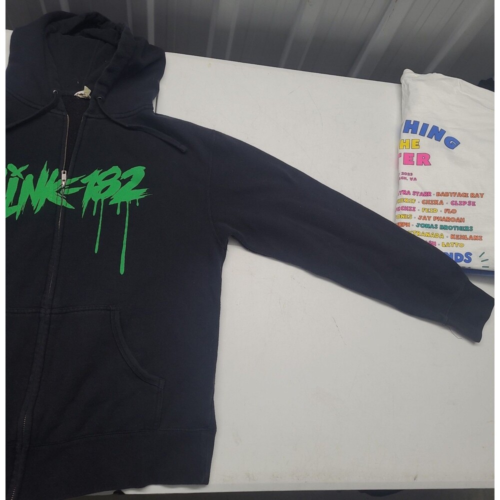Blink 182 Full Zip Up Rabbit Hoodie Independent Trading - Picture 5 of 12